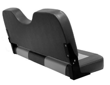 charcoal bass boat bench