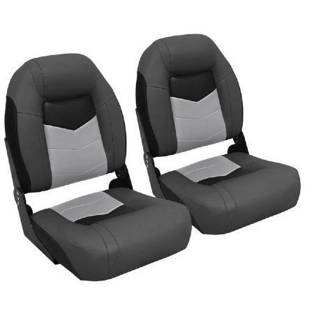 high back bass boat seat set